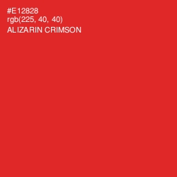 #E12828 - Alizarin Crimson Color Image